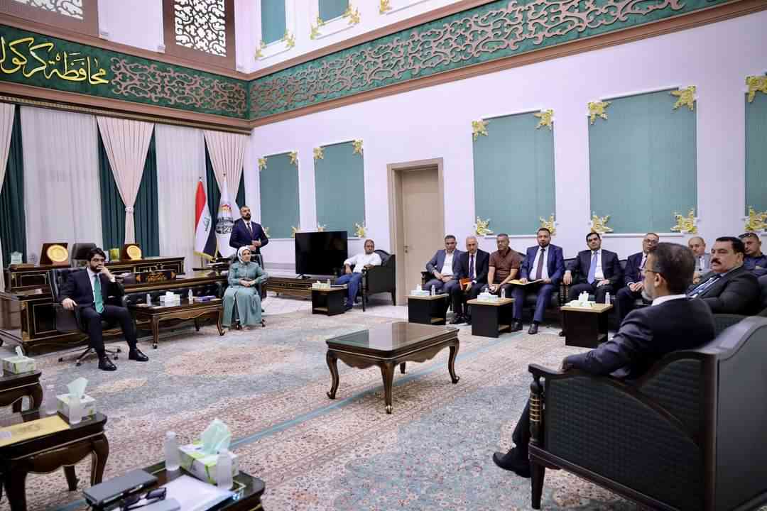 ريبوار طه ..  يستقبل عدد من المدراء العامون في وزارة الكهرباء