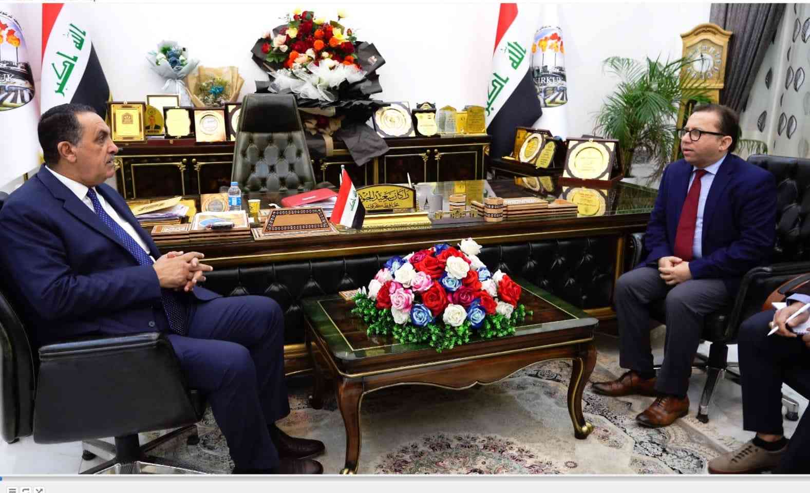 الجبوري .. يلتقي فريق التحقيق الدولي التابع للأمم المتحدة (يونيتاد).