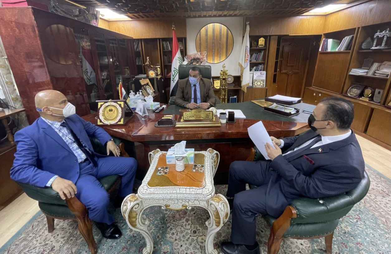 الجبوري يوجه الدوائر كافة بالألتزام بقرارات اللجنة العليا للصحة والسلامة الوطنية .