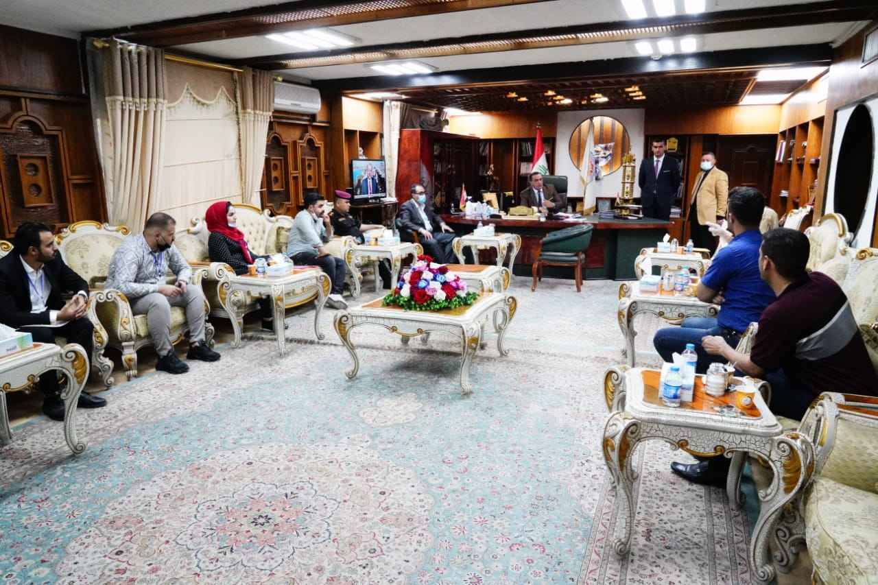       الجبوري  حريصون على تأمين فرص عمل للخريجين ,, وابوابنا مفتوحه لخدم جميع مواطني كركوك 