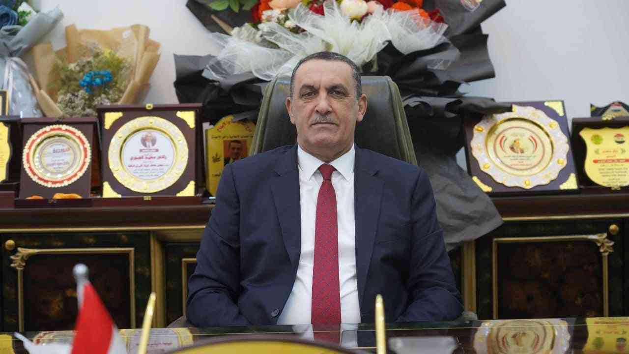 السيد محافظ الجبوري   يهنئ ابطال الدفاع المدني ويشيد بجهودهم في خدمة مواطني .