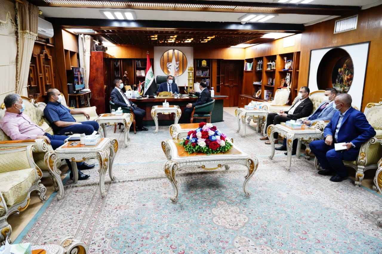 الجبوري يلتقي مدير عام صحة كركوك ويشيد بجهود الكوادر الصحية  السيد محافظ كركوك :- شرف لنا جميعا ان نتعاون كفريق واحد لخدمة مواطني كركوك جميعا ..