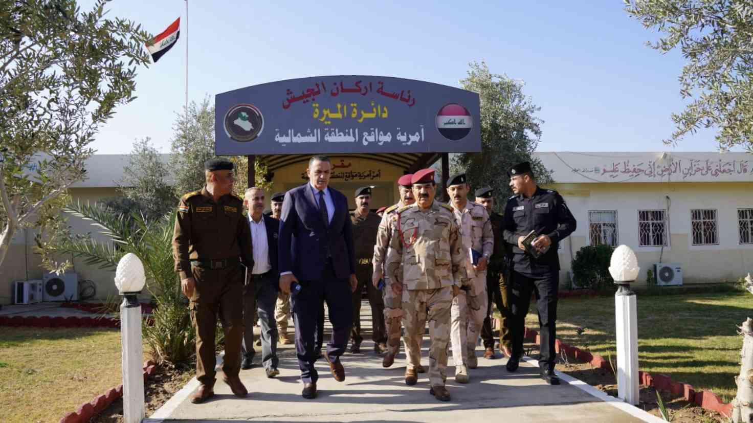 محافظ كركوك … يزور آمرية مواقع المنطقة الشمالية .