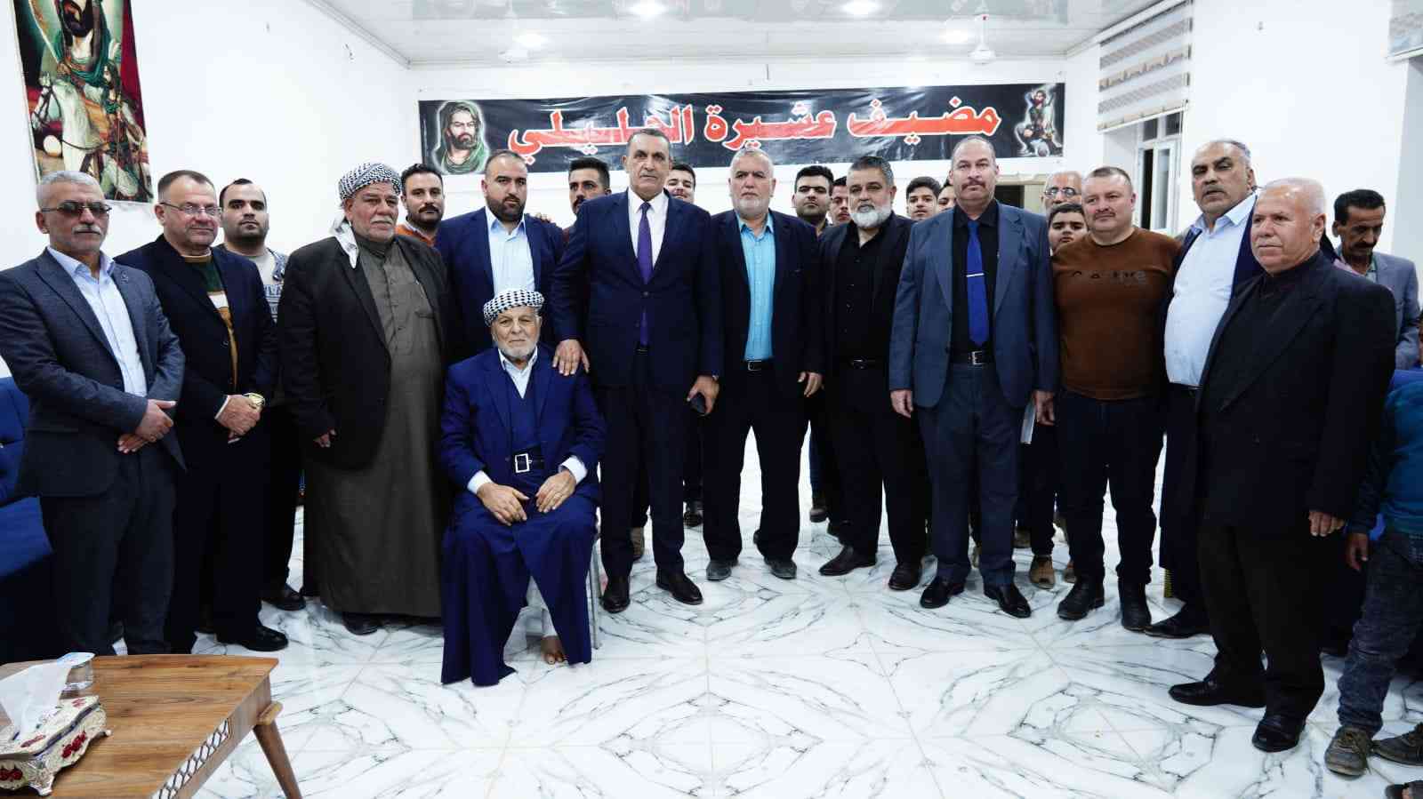 اكراماً واحتراماً لقضاء داقوق و مضايف أهلها وعشائرها الافاضل   السيد محافظ كركوك .. يزور مضيف عشيرة الجليلي في قضاء داقوق .