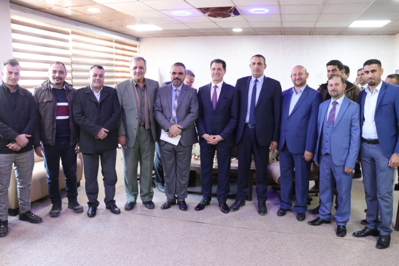  وزير التخطيط  يزور دوائر التخطيط والأحصاء في كركوك 
