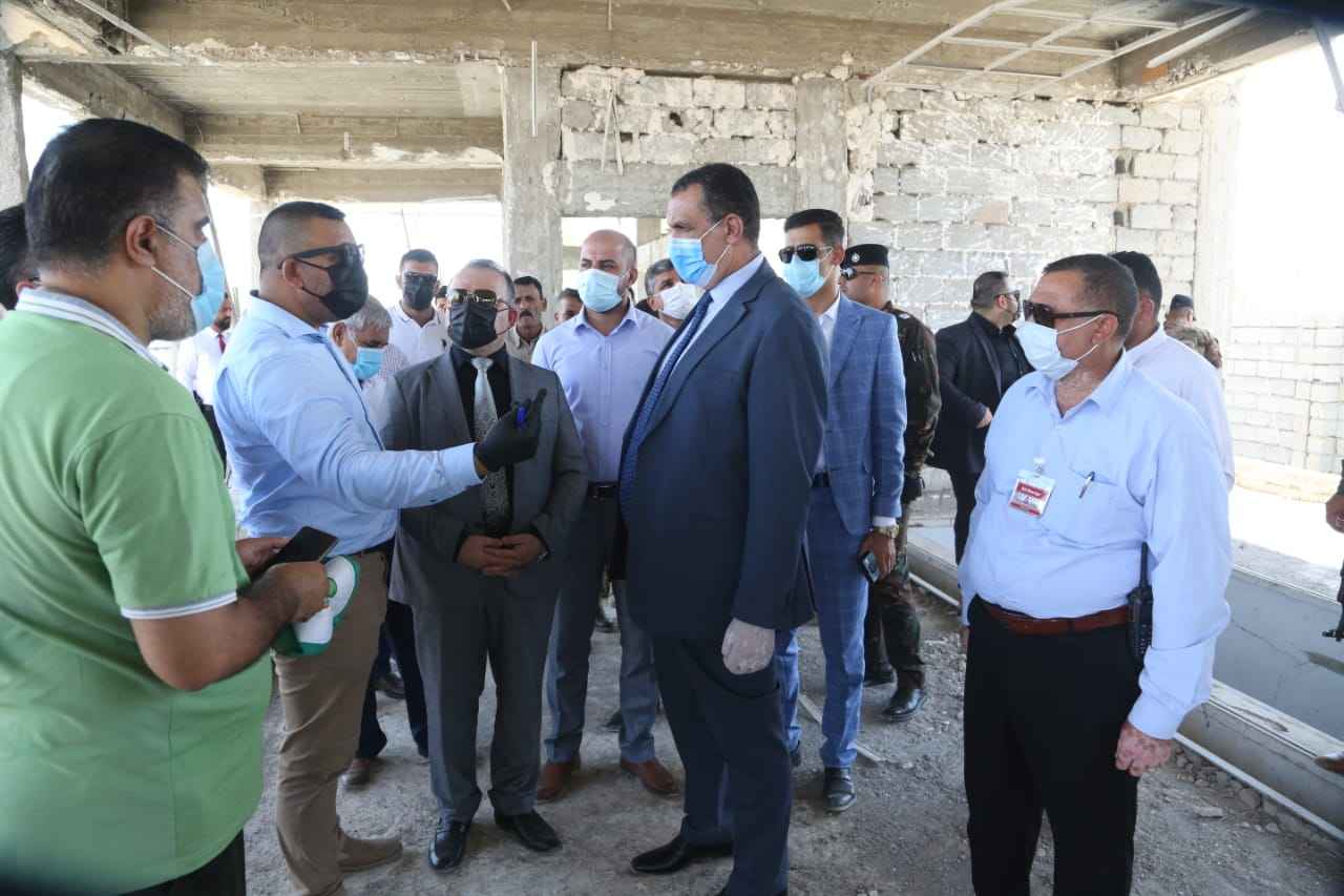 الجبوري  وفريقه الفني والخدمي والهندسي .. يطلعون على مشاريع تأهيل قطاع الكهرباء في قضاء الحويجة 