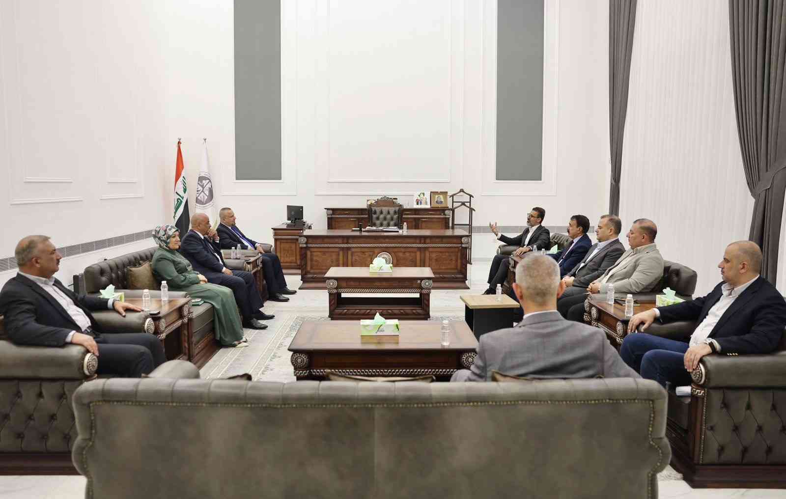 استقبل السيد محافظ كركوك ريبوار طه 