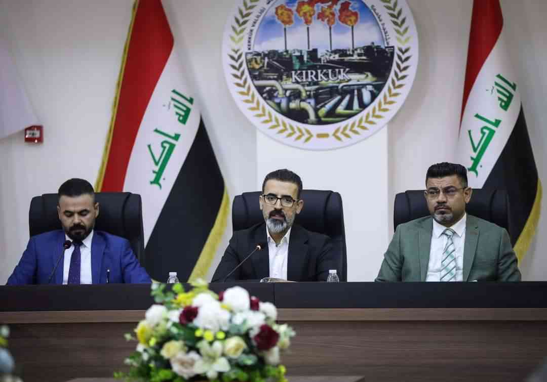 استقبل السيد محافظ كركوك ريبوار طه   وفد من عشيرة الأمرلي في كركوك ،وحزب الطليعة الإسلامي .