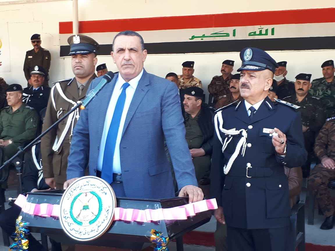 الجبوري  يحضر استعراض كبير لقيادة شرطة كركوك بمناسبة الذكرى 99 لـتأسيس الشرطة العراقية ..