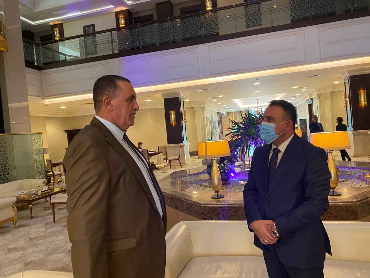 التميمي والجبوري  يبحثان جهود  مواجهة جائحة كورونا ودعم القطاع الصحي في كركوك .