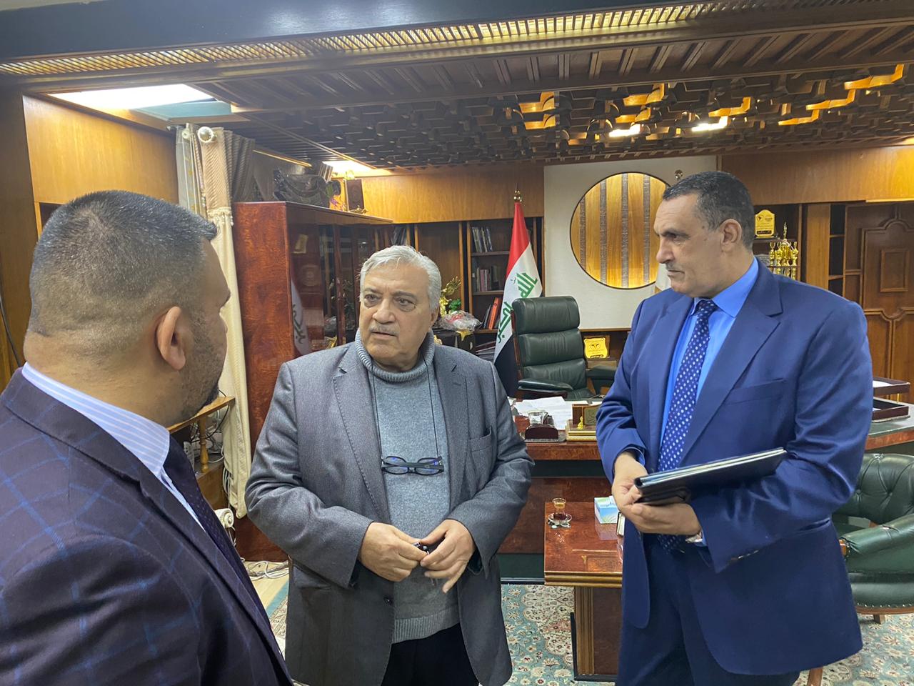 الجبوري  يلتقي رئيس فرع كركوك لنقابة الصحفيين العراقيين 