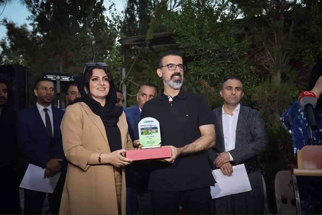 محافظ كركوك   يحضر احتفالية فضائية كركوك بذكرى انطلاقتها