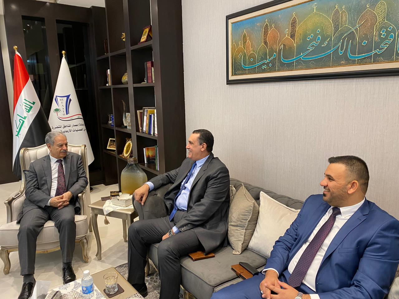 الهيتي والجبوري يبحثان جهود اعادة الاستقرار وخطة الصندوق للعام الجديد