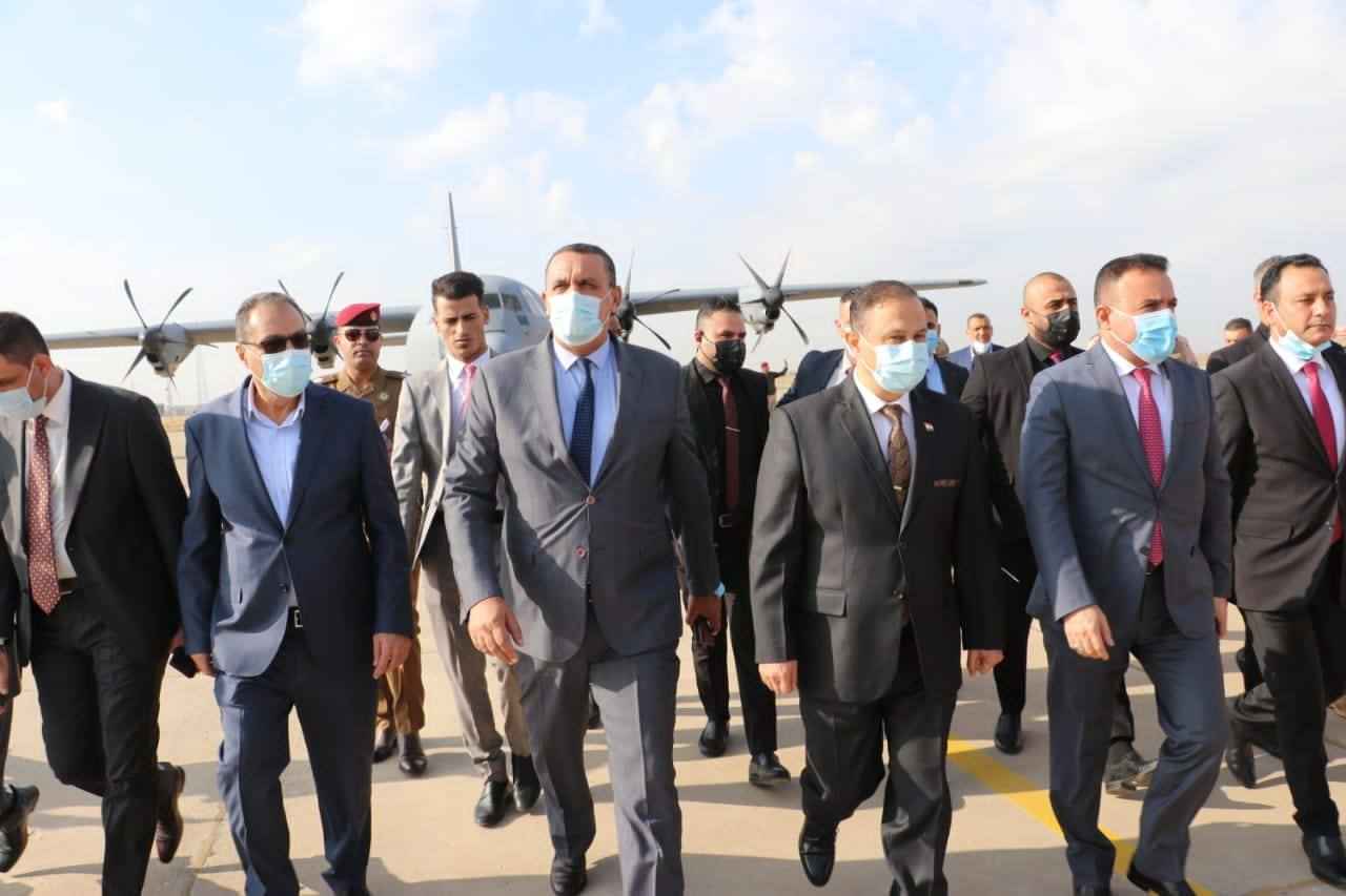 وزير الصحة  يصل كوكوك ويتفقد مشروع المطار الدولي  .