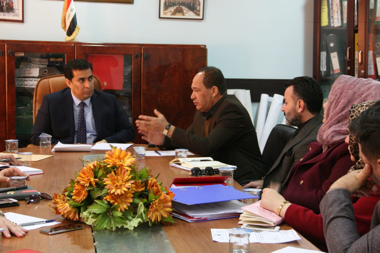  المعاون الفني  يعقد اجتماع لرسم سياسة الأسكان في كركوك 
