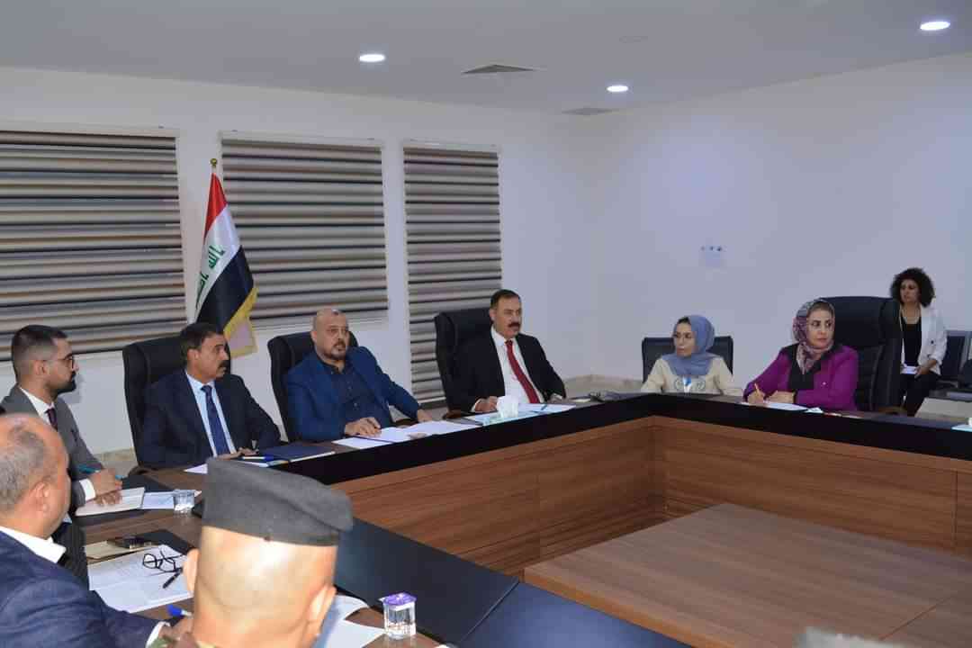 معاون المحافظ يعقد أجتماع لتدارس تحديات عودة النازحين في قضاء الدبس