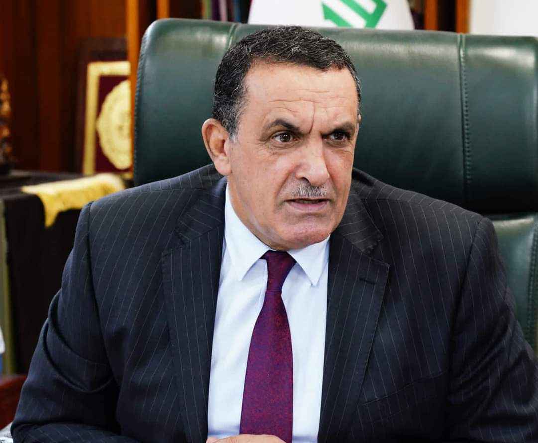 الجبوري  يهنىء  السيد  محمد الحلبوسي لانتخابه رئيساً لمجلس النواب العراقي .