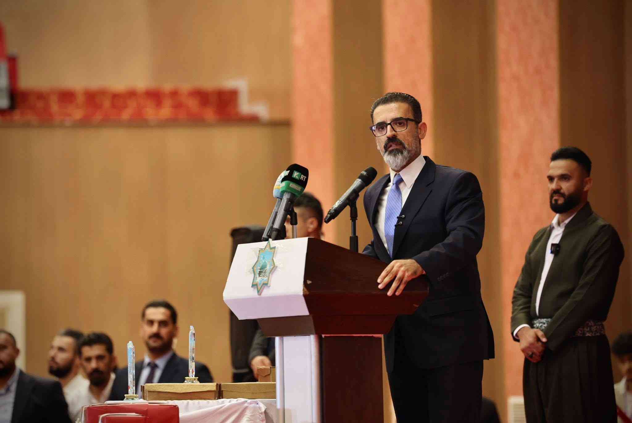 حضر السيد ريبوار طه محافظ كركوك   مراسم إحياء ذكرى مولد سيد البشرية 