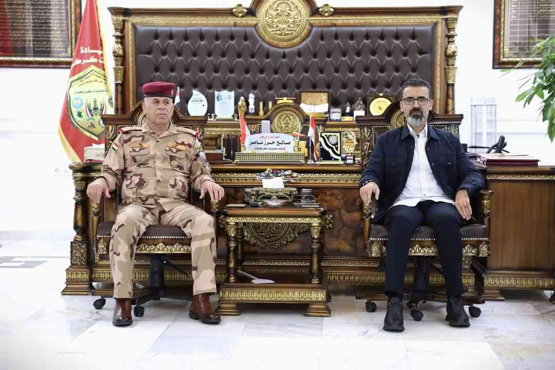 محافظ كركوك   ريبوار طه مصطفى رئيس اللجنة الامنية العليا  يزور قيادة عمليات كركوك .. ويتابع سير التعداد العام للسكان .