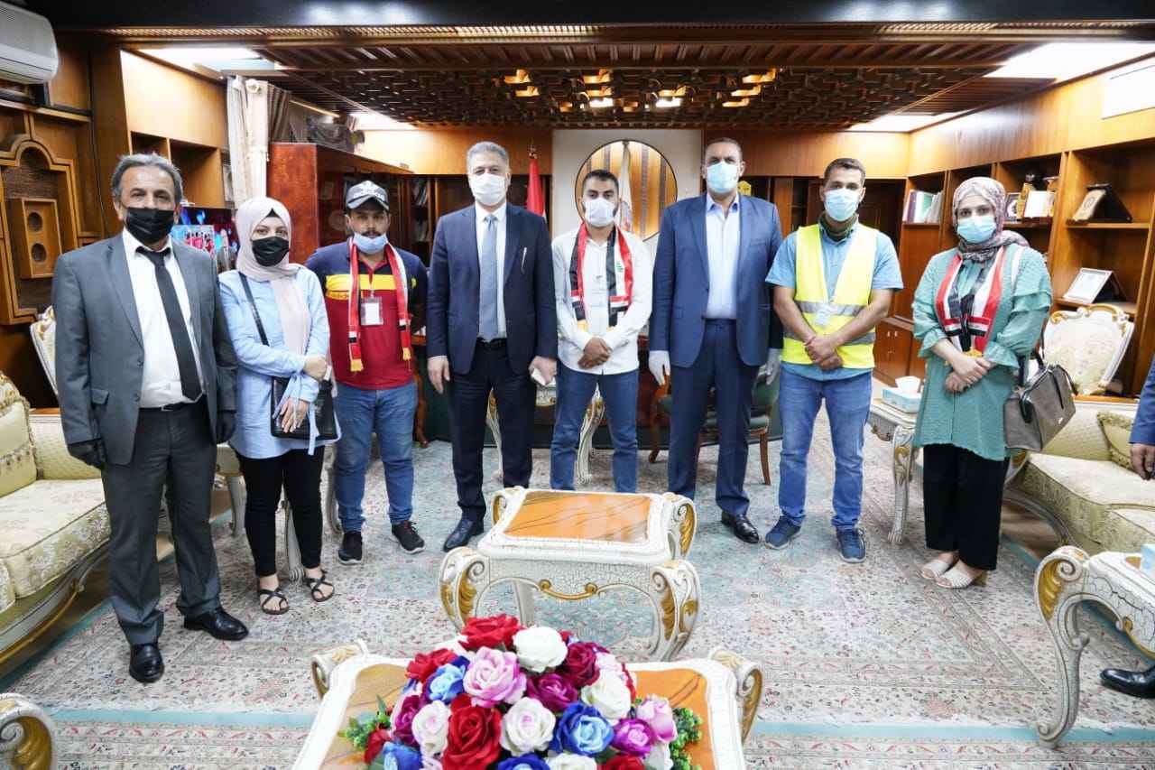  محافظ كركوك  ..يؤكد  دعمه لمطالب الخريجين والعمل على تحقيق ما يطمحون اليه وتأمين فرص عمل لهم 