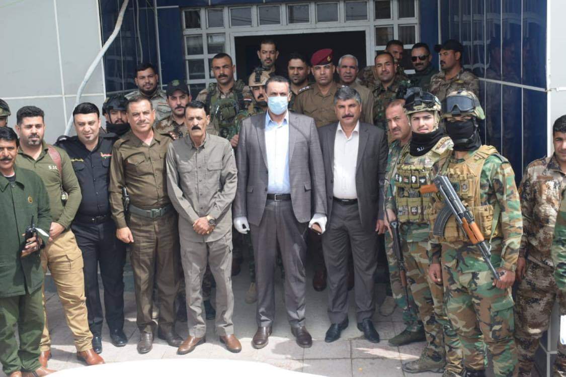 الجبوري  يتفقد القوات الأمنية في قضاء الحويجة .. ويشيد بجهودها في تطبيق حظر التجوال وانجاح جهود خلية الأزمة .