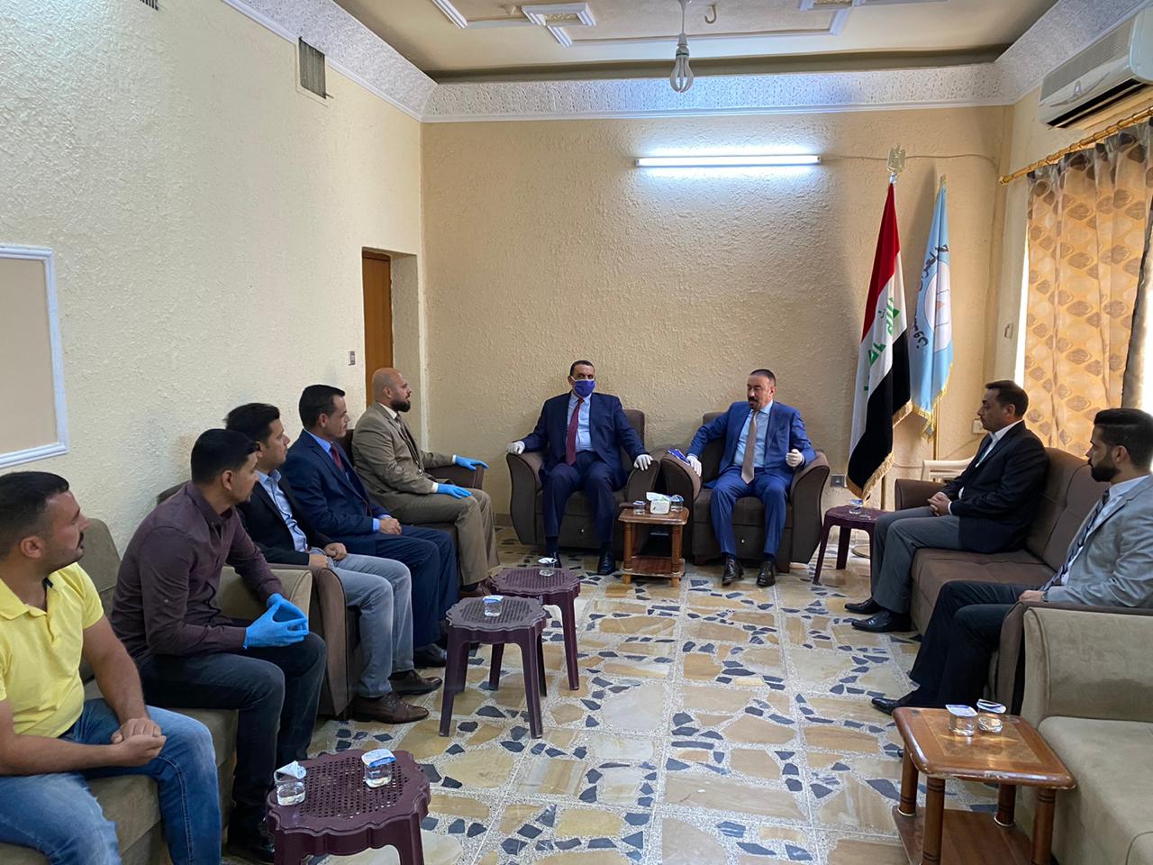  الجبوري  يؤكد على اهمية اصدار اوامر التعينات في تربية كركوك 