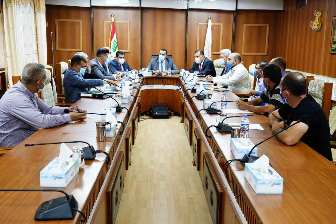   الجبوري  يترأس اجتماع لبحث سرعة استكمال متطلبات تشغيل مطار كركوك الدولي 