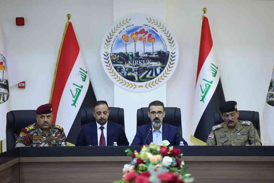 محافظ كركوك رئيس اللجنة الامنية العليا ريبوار طه مصطفى