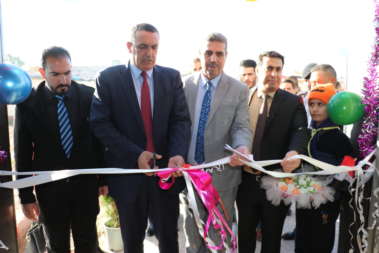  السيد محافظ كركوك  يفتتح قاعة بلادي الرياضية المغلقه 