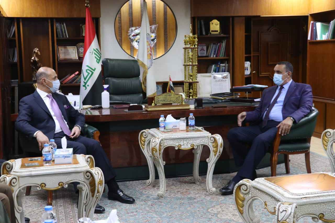 وزير الشباب والرياضة يزور كركوك ويبحث جهود دعم انديتها الرياضية وتنفيذ مشاريعها 