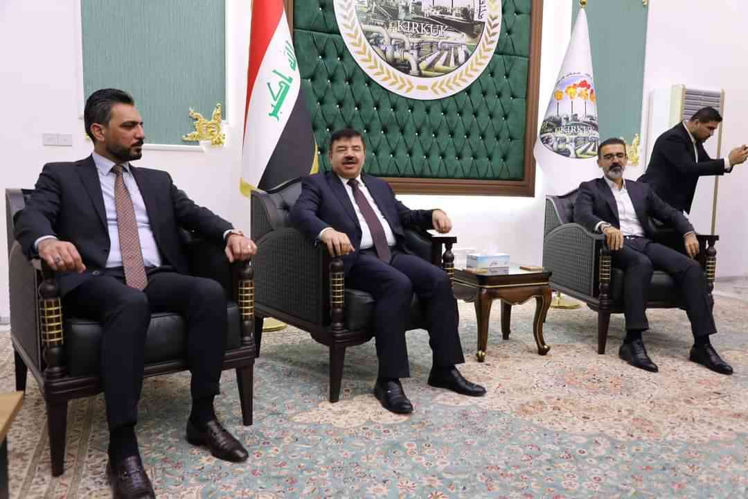 محافظ كركوك ..  يستقبل رئيس مجلس محافظة صلاح الدين