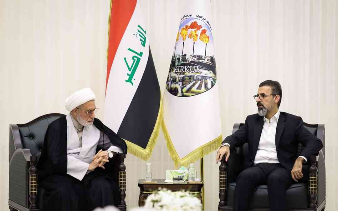  محافظ كركوك ريبوار طه مصطفى .. يلتقي وفد من اهالي قصبة بشير .