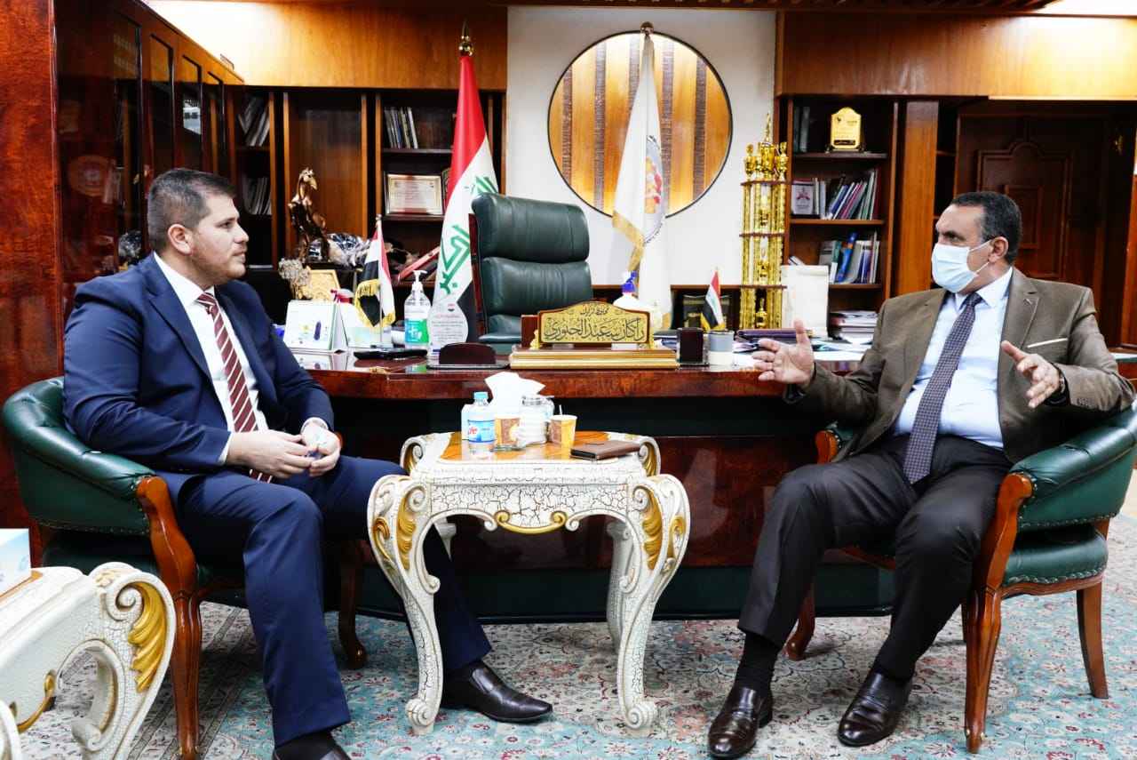     الجبوري  وعضو مجلس النواب الدكتور احمد حيدر   يناقشون جهود تأمين الخدمات لمواطني كركوك 