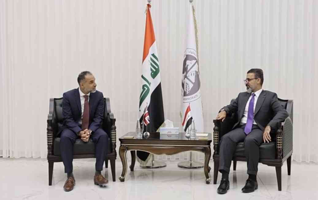 محافظ كركوك ريبوار طه   يستقبل سعادة سفير المملكة المتحدة في العراق .