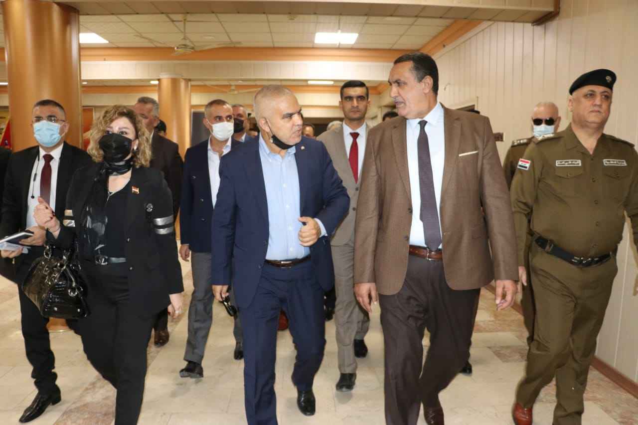 بحث جهود اعادة النازحين للمناطق المحررة  الجبوري  يطالب بأعمار القرى المهدمة وشمول كركوك بتخصيصات اعادة الأستقرار . 