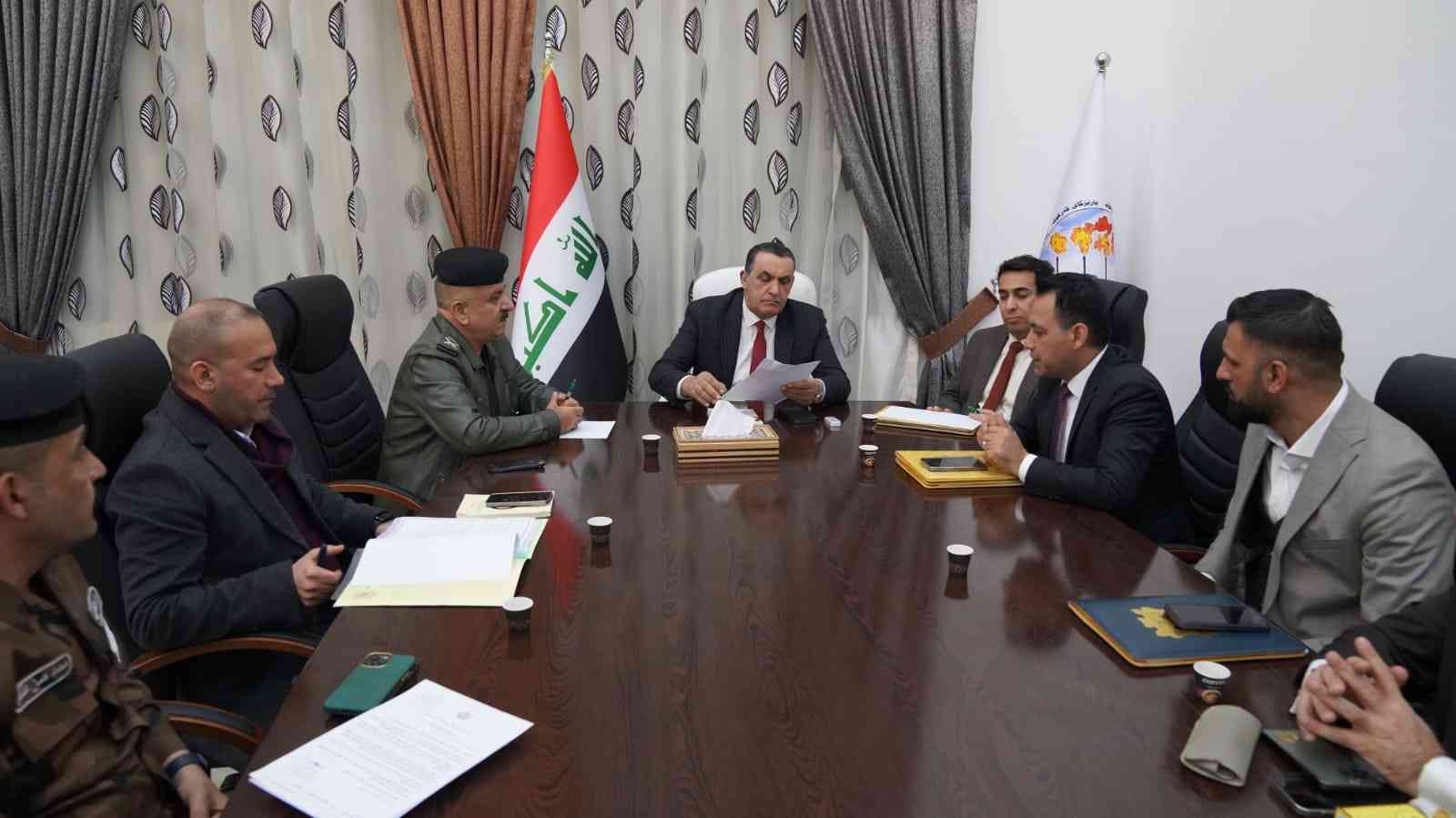الجبوري .. يبحث جهود دعم واسناد عمل مطار كركوك الدولي .