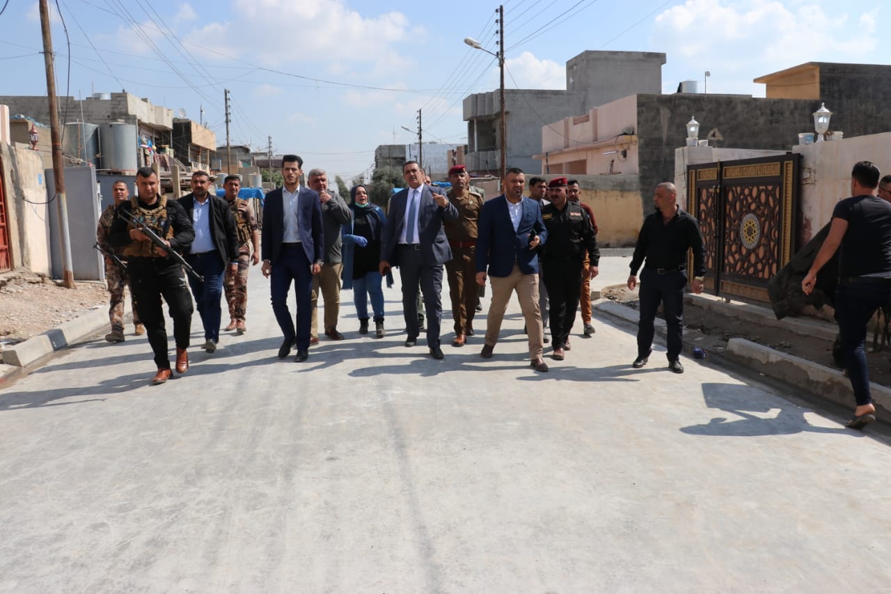   الجبوري يتفقد مشاريع خدمية في القاطع البلدي الخامس والثالث 