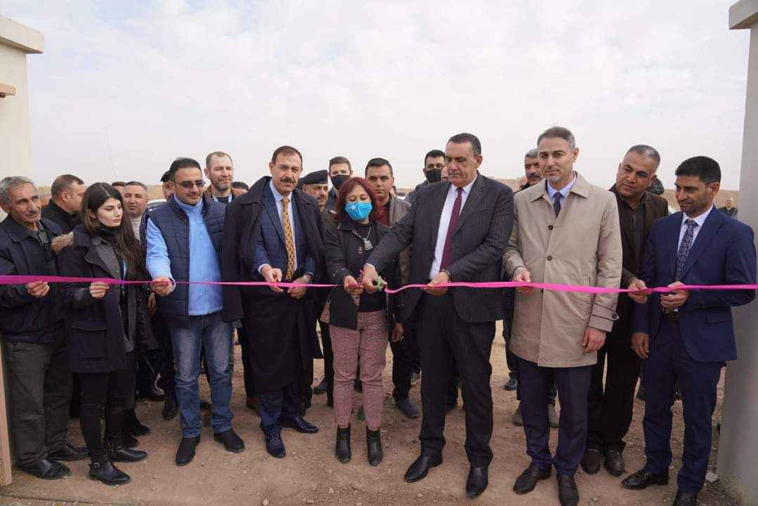 الجبوري  يفتتح مشروع ماء مكتب الخالد ،بدعم من اليونسيف .