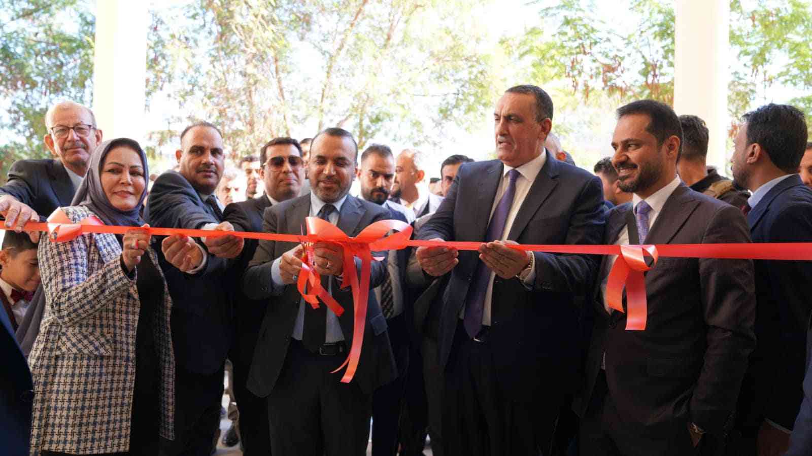  السيد وزير العمل والشؤون الاجتماعية احمد جاسم الاسدي ،والسيد محافظ كركوك راكان سعيد الجبوري يفتتحان دار المعنفات في كركوك.