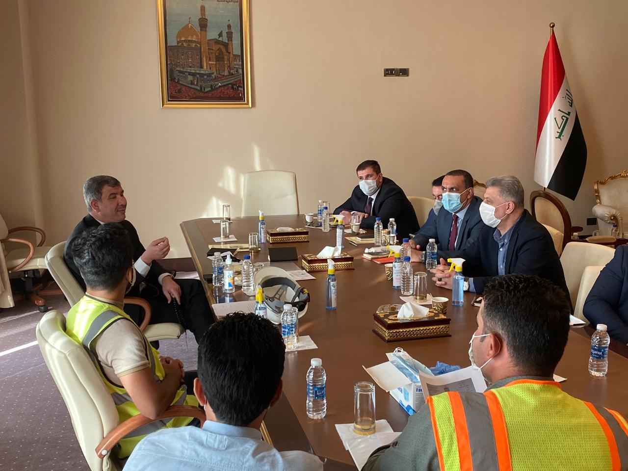 وزير النفط يبحث جهود دعم القطاع النفطي في كركوكً وتامين فرص عمل للخريجين 