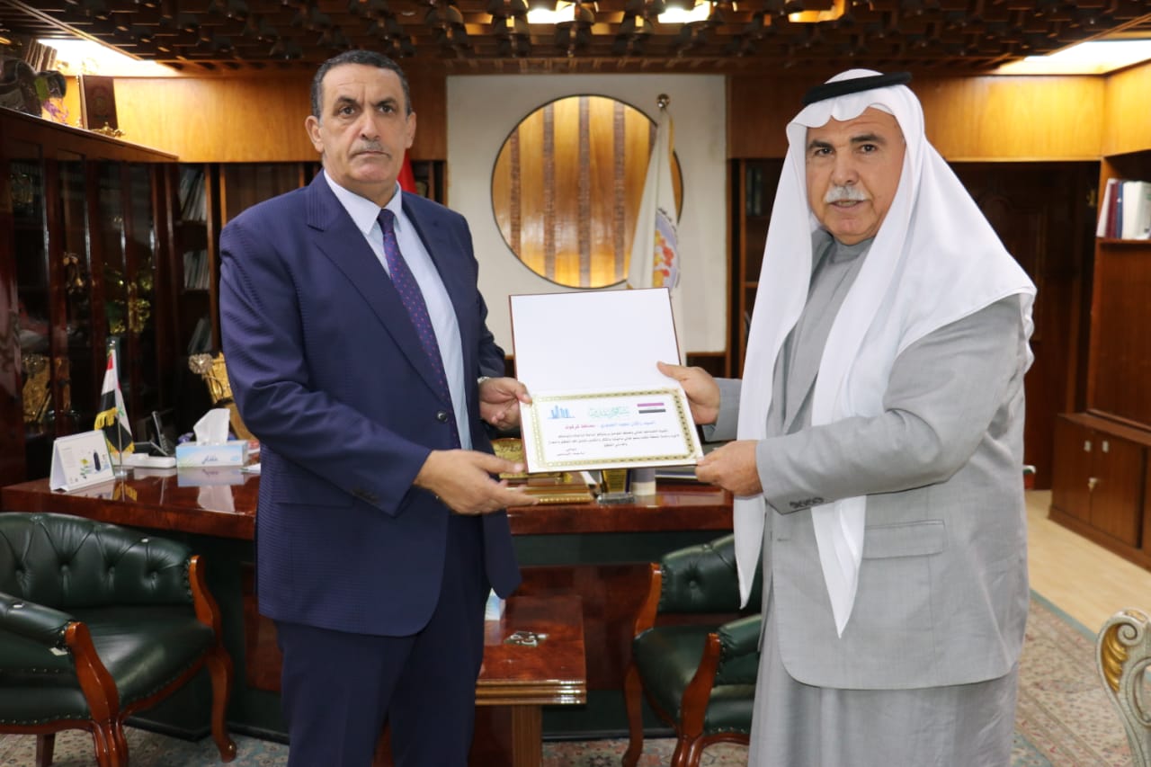 أدارة ومواطني ناحية الرياض يشكرون السيد محافظ كركوك لجهوده في اعمار ناحيتهم 