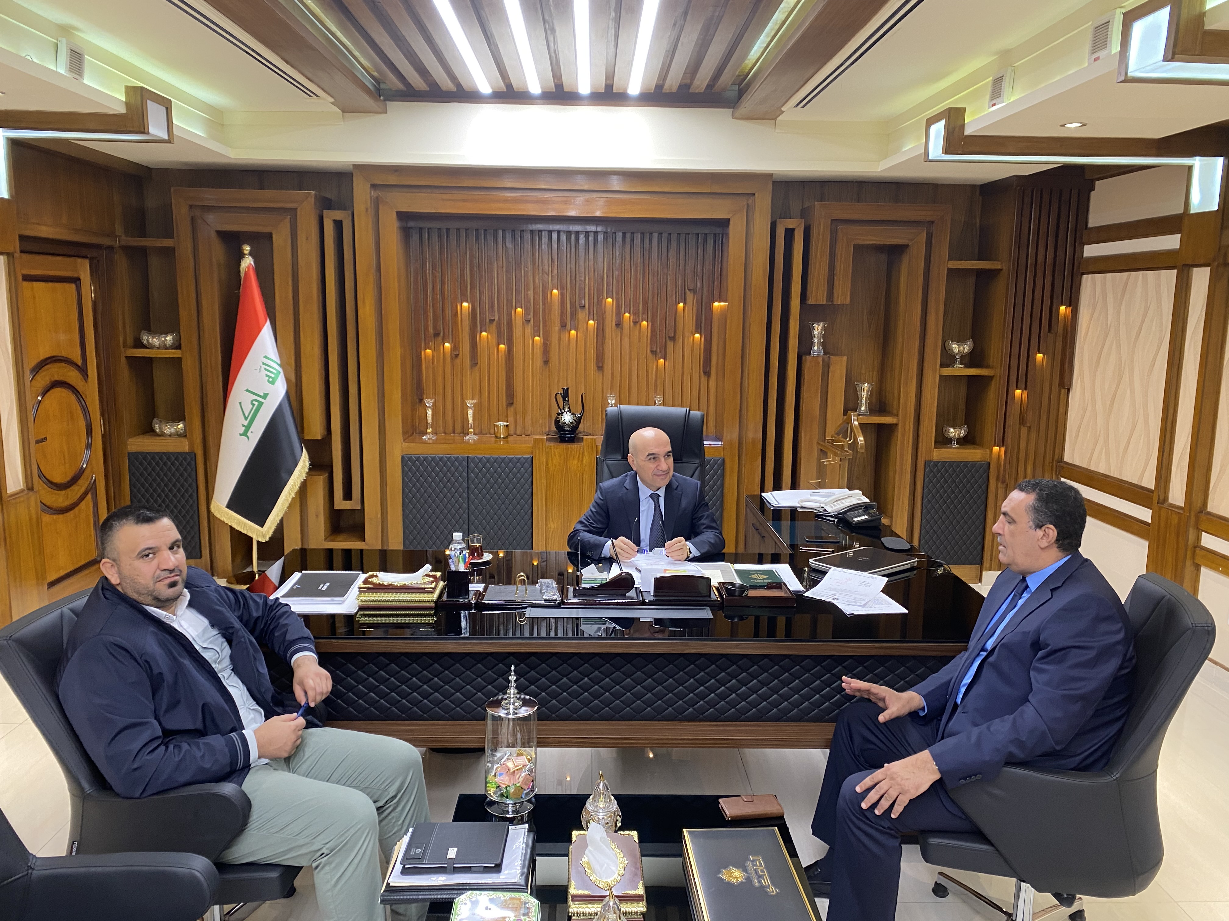    ريكاني والجبوري , يؤكدان اهمية تطوير الواقع الخدمي , وتنفيذ مشاريع للماء والمجاري والطرق في كركوك 