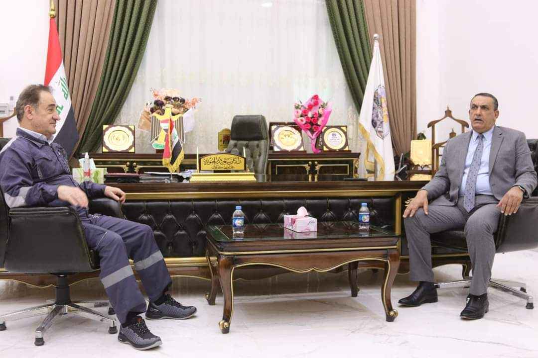 في اول زيارة له لكركوك .. وصول معالي وزير الكهرباء الى مبنى المحافظة .