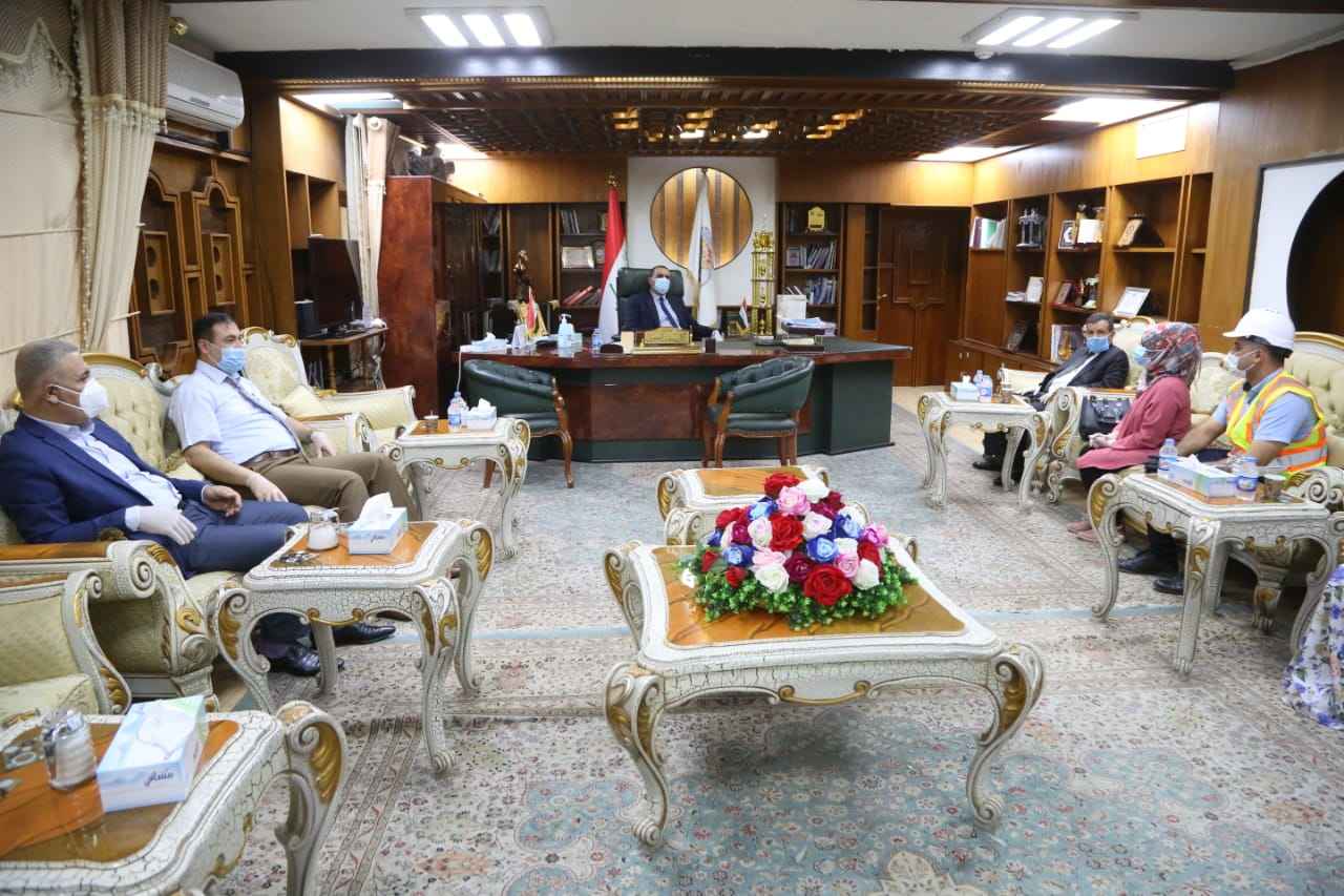    السيد محافظ كركوك  يؤكد العمل على حل مشكلة خريجي الكليات الهندسية 