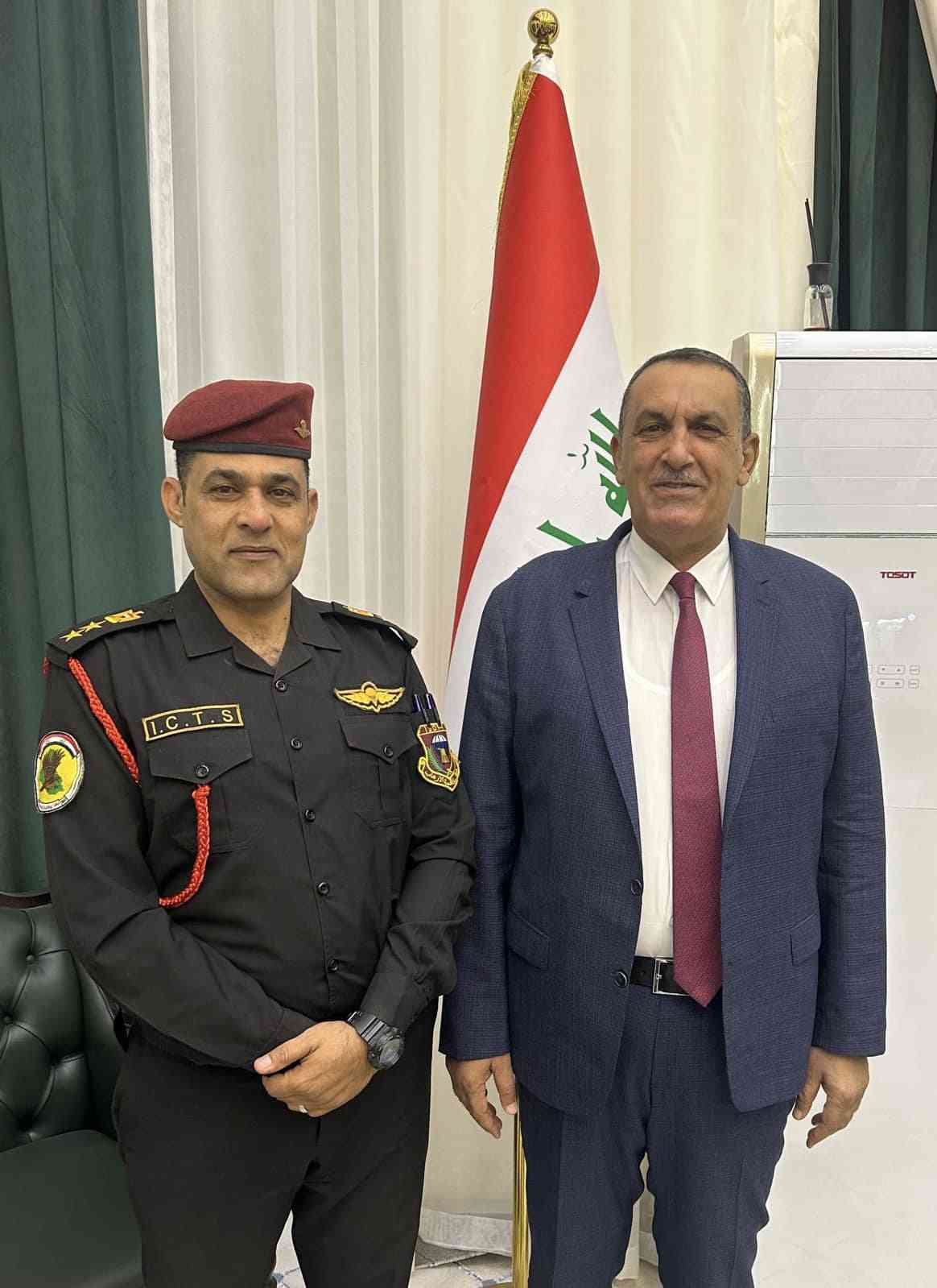 محافظ كركوك رئيس اللجنة الأمنية العليا .. يوجه بدعم ابطال جهاز مكافحة الأرهاب ويشيد بفعالياتهم .