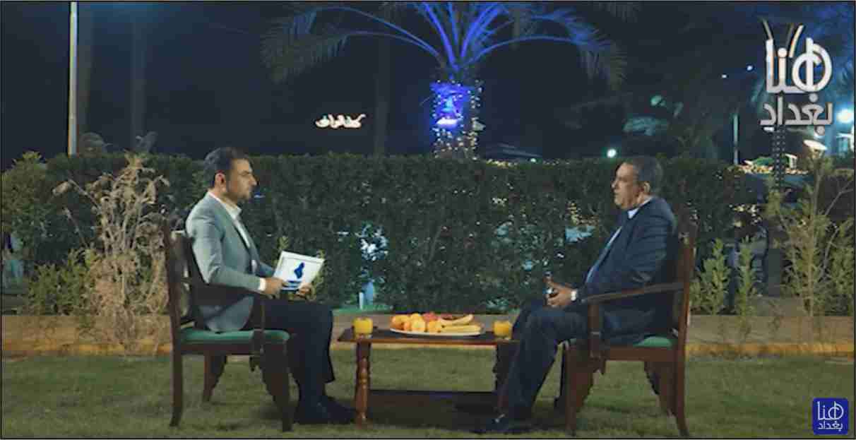 محافظ كركوك راكان الجبوري ضيف برنامج الخارطة​ يوم الاربعاء 11 نيسان 2021