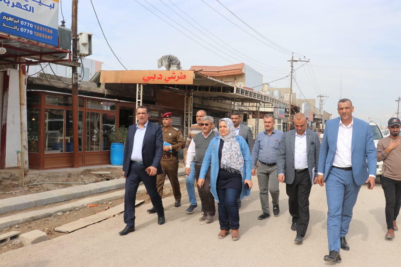      الجبوري  مشاريعنا مستمره , وهدفنا سلامتكم واعمار محافظتنا 