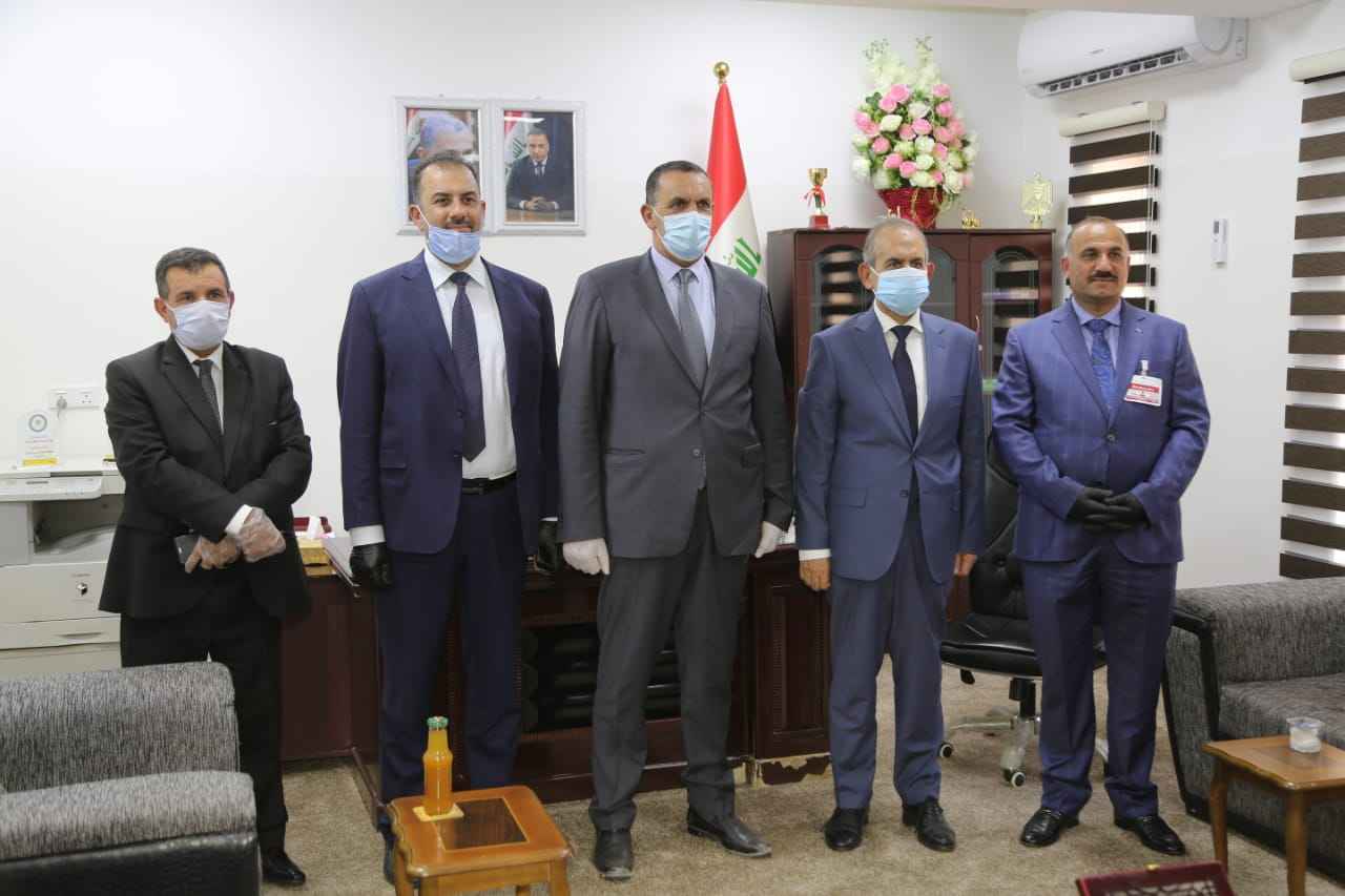 السيد محافظ كركوك  يزور مبنى أمن مطار كركوك 
