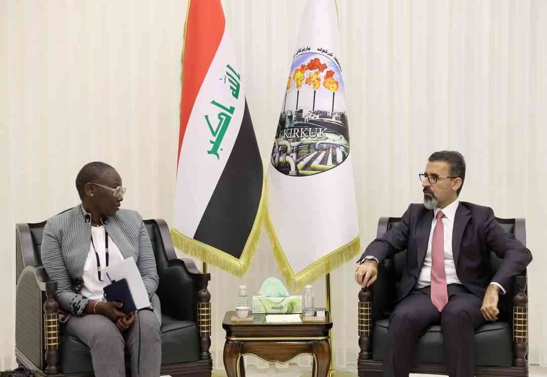 محافظ كركوك ريبوار طه مصطفى   يبحث مع برنامج الامم المتحدة جهود اعادة الاستقرار واعمار المناطق المحررة