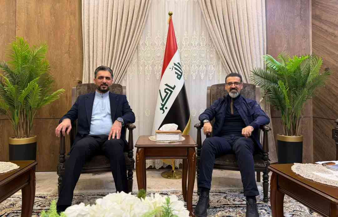 محافظ كركوك ريبوار طه مصطفى   ورئيس مجلس محافظة كركوك المهندس محمد إبراهيم الحافظ والنائب الفني إبراهيم تميم 